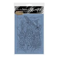 For the Love of Stamps - wild Wolves A6 Stamp Set