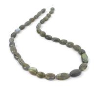 115cts Canadian Labradorite Tumble Nuggets Approx 8x7mm to 14x10mm, 38cm Strand