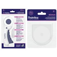 Threaders Universal 60mm Rotary Cutter with Free Replacement Blades