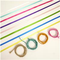 Fairy Blossoms Ribbon & Twine Selection, inc; 8 Mtrs of Twine & 16 Mtrs of Double-Satin Ribbon