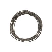1m Black Colour Plating Sterling Silver Twisted Wire Approx 0.7mm