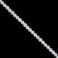 32cts Rainbow Moonstone Smooth Round Approx 4 to 4.50mm, 30cm Strand