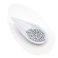 Czech Fire Polished Beads - Aluminium Silver, 4mm (100pk)