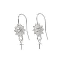 925 Sterling Silver Beaded Disc Earrings With Peg & Topaz