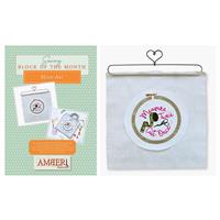 Amber Makes Sewing Block of the Month - Hoop Art - Panel & Instructions