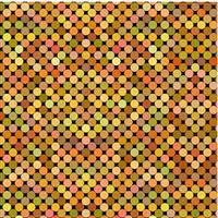 Jason Yenter Colourful Orange Sequins Fabric 0.5m