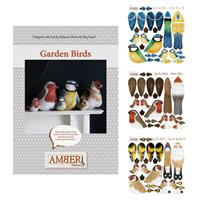 Amber Makes Garden Birds Trio Birds Mega Bundle Kit: Instructions & 3 Panels 