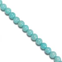 90 cts African Amazonite Plain Rounds Approx 6mm 38cm Strand