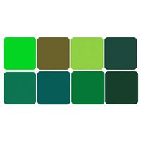 Green Felt Square Bundle 9" Square - 8 Pieces