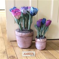 Amber Makes Terracotta Flowerpots Kit: Instructions & Fabric Panel 