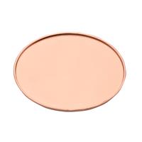 Copper Metal Oval Brooch Back, Approx 54 x 40mm (1pc)