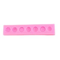 Round Pattern Silicone Mould Approx 114x22x7mm 