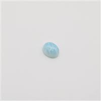 4cts Larimar Oval Cabochon Approx 9x11mm, 1pc