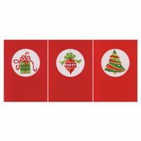 Christmas Counted Cross Stitch Greeting Cards Kit Pack of 3 