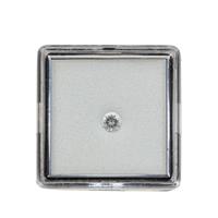 0.25cts White Topaz Round Brilliant Approx 4mm 