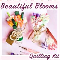 TillyViktor - Beautiful Blooms Quilling Kit with tools. Make your own 3D Blooming Marvelous Vases with this TillyViktor Beautiful Blooms Quilling kit
