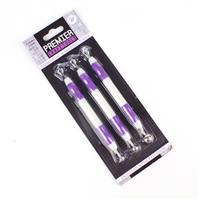 Premier Craft Tools - Embossing and Shaping Tool Set, Inc; 8mm, 6mm, 3mm & 2mm