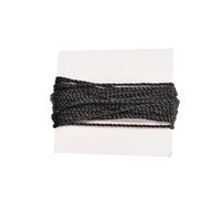 Black 0.5mm Nylon Cord, 2m