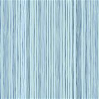 Lewis & Irene Bookworm Blue Striped Fabric 0.5m