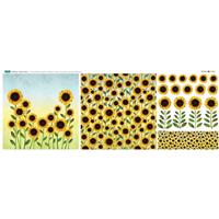 Delphine Brooks Summer Sunflower Fabric Panel (140cm x 56cm)