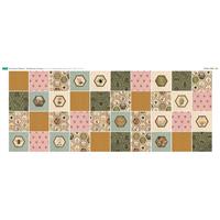 Beekeeper Cottage Forty Sqaures Fabric Panel (140 x 61cm)