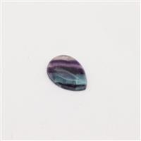15cts Multi-Colour Fluorite Pear Cabochon Approx 18x25mm, 1pc
