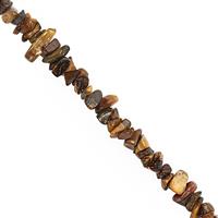 440cts Tigers Eye Bead Nugget Approx 3.5x2.5 to 9x4mm, 100inch Strand