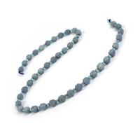90cts Angelite Faceted Satellite Beads Approx 6x7 - 7x8mm, 38cm strand