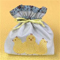 Village Fabrics Easter Chicks Gift Bag Contains 2 Gifts
