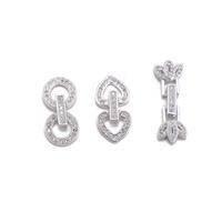Base Metal Clasp 3pcs Bundle 