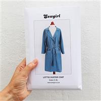 Sewgirl Lottie Coat Sewing Pattern Sizes S-XL