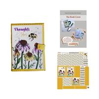 Amber Makes Thoughts and Ideas Book Cover Kit Panel & Instructions