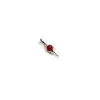 Baltic Ruby Red Amber Sterling Silver Pendant Peg (1pk)
