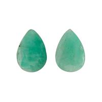 2.8cts Sakota Emerald 10x7mm Pear Pack of 2 (O)