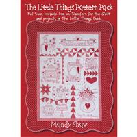 Mandy Shaw’s The Little Things Iron on Transfer Pattern Pack