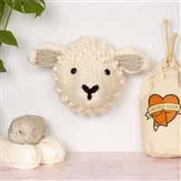 Sincerely Louise White Giant Sheep Head Knitting Kit 