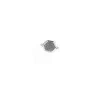 925 Sterling Silver Hexagon Setting Connector to fit 10mm Hexagon