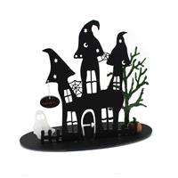 Haunted House Display With LED Tea Light