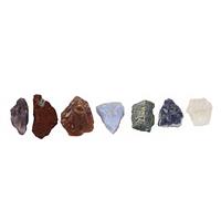 540cts Mixed Gemstones Chakra Crystal Mix Shape & Size (Pack of 7)