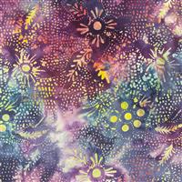 Artisan Bali Batiks Purple/Multi Fabric 0.5m