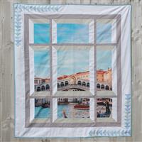 Amber Makes Venice View Attic Window Kit, Instructions, Panel, Fabric (3m)