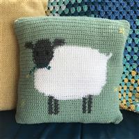 Adventures in Crafting Sheep Tapestry Crochet Cushion Kit. Save 20%
