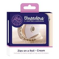 Zips on a Roll - Cream