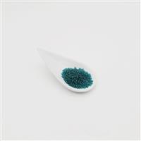Seed Beads 8/0 Transparent Teal (approx. 50g pack)