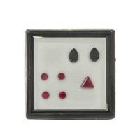 1.70cts Malagasy Ruby & Black Spinel Mix Shape & Size Pack of 7