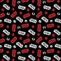 Star Wars IX Storm And Sith Troopers White Fabric 0.5m