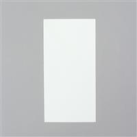 White Ultrasuede Foundation Sheet 8.5"x4.25"