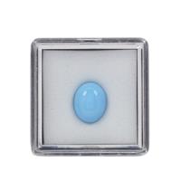 2.20cts Sleeping Beauty Turquoise Cabochon Oval Approx 10x8mm Loose Gemstone (1pc)