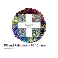 Kaffe Fassett 85 & Fabulous 10" Charm Pack of 42 Pieces