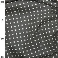 Rose and Hubble Cotton Poplin Spots on Grey Fabric 0.5m